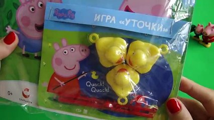 Журнал Свинка Пеппа №5. Игра  Уточки . Открываем наклейки с Пеппой