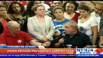 Fiscales de Sao Paulo piden “prisión preventiva” para el expresidente Lula da Silva, según medios