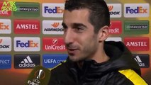 UEL - Borussia Dortmund 3-0 Tottenham Hotspur - Henrik Mkhitaryan Post-Match Int