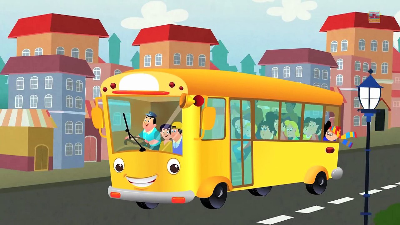 Wheels On The Bus - Nursery Rhymes for children - kids songs - rhymes [ Pas 4 ]