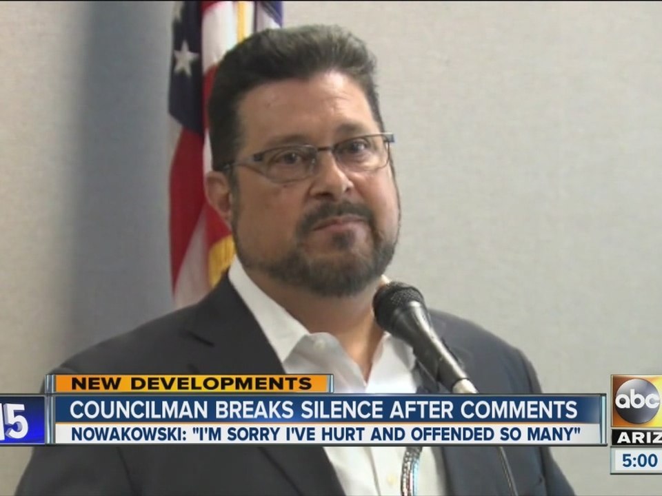 Councilman Nowakowski breaks silence after comments