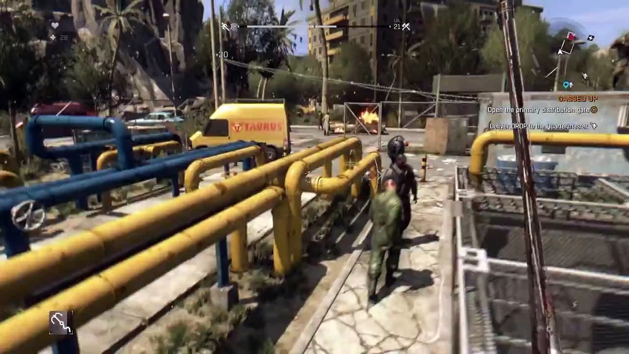 Dying Light Gassed Up Open the primary distribution gate