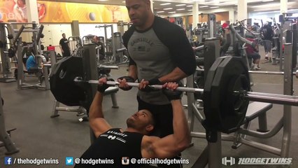 Bodybuilding Chest Focused Workout @hodgetwins