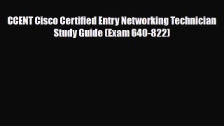 [PDF] CCENT Cisco Certified Entry Networking Technician Study Guide (Exam 640-822) Read Online