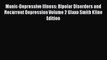 PDF Manic-Depressive Illness: Bipolar Disorders and Recurrent Depression Volume 2 Glaxo Smith