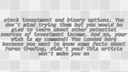 Forex Trading for Total Beginners