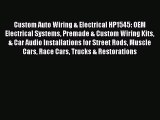PDF Custom Auto Wiring & Electrical HP1545: OEM Electrical Systems Premade & Custom Wiring