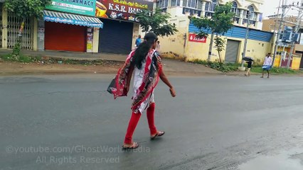 Real Ghost Caught On Camera _ Entering In To Women _ In Public Road _ GhostWorldMedia