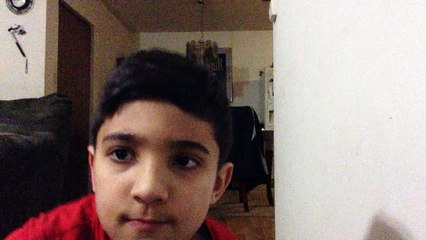 Shahzaib scaring his little bro with a spider