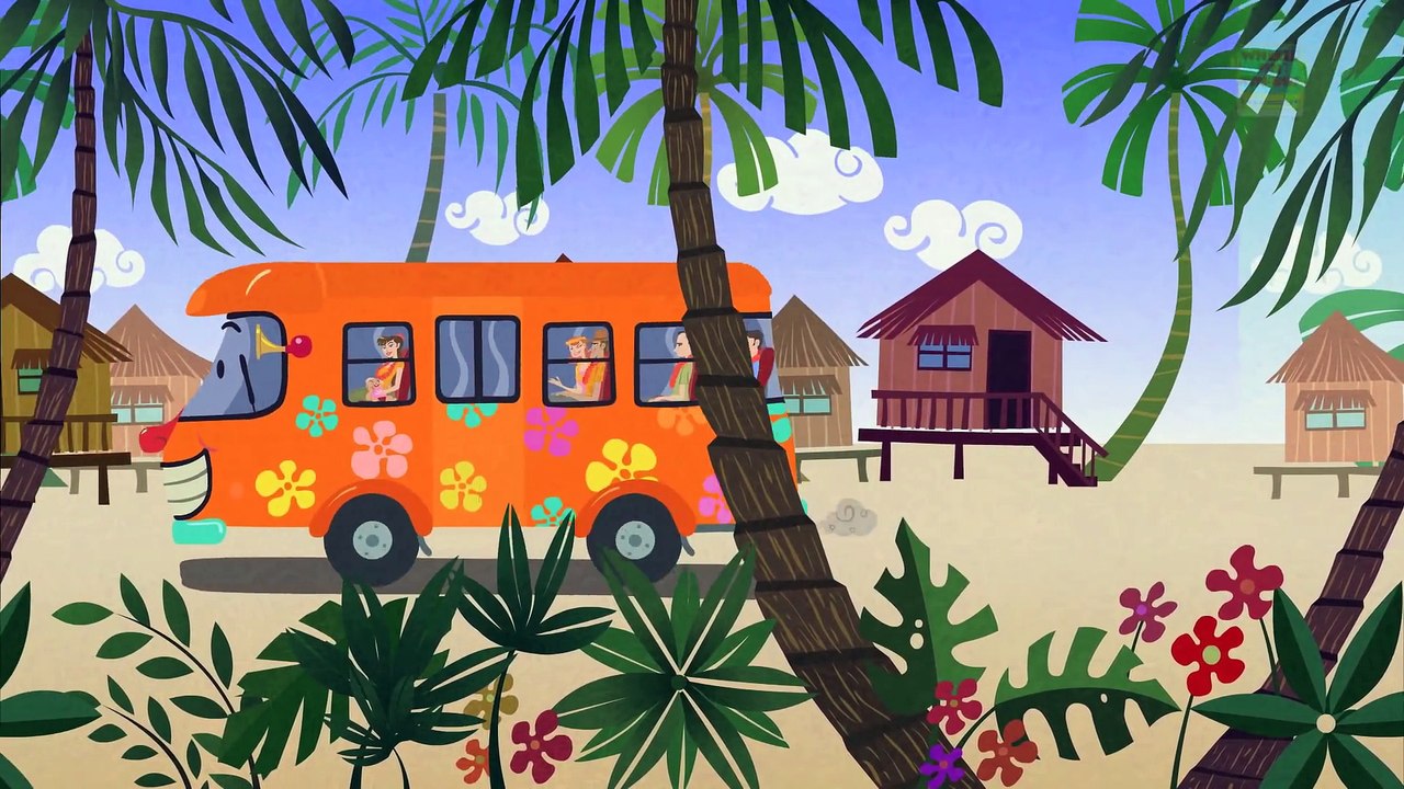 Wheels On The Bus - Nursery Rhymes for children - kids songs - rhymes [ Pas 5 ]