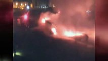 Antalya'da 5 kişinin yanarak öldüğü kaza mobese kamerasında