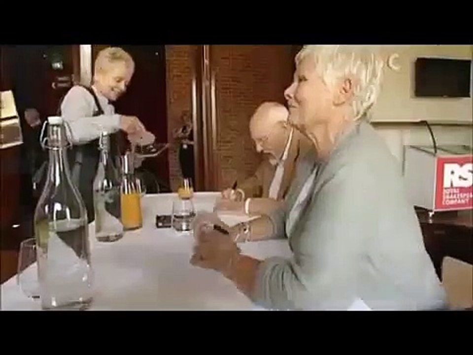 DAME JUDI DENCH/LAST PUBLIC APPEARANCE WITH HER BROTHER