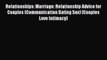 [PDF] Relationships: Marriage: Relationship Advice for Couples (Communication Dating Sex) (Couples