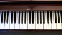 Hallelujah Easy piano lesson (Part 1)
