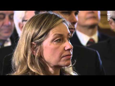 Roma - Consegna dei Premi Presidente della Repubblica per l'anno 2014 (10.03.16)