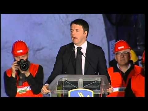 Reggio Calabria - Renzi al cantiere dell’autostrada A3 Salerno-Reggio Calabria (10.03.16)
