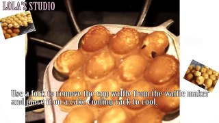 香港街邊雞蛋仔食諳 Hong Kong Style Egg Waffle Recipe