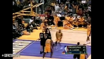 【NBA史に残る神対決】コービーvsアイバーソン 神業プレイバトル！NBA Finals 2001 Game2