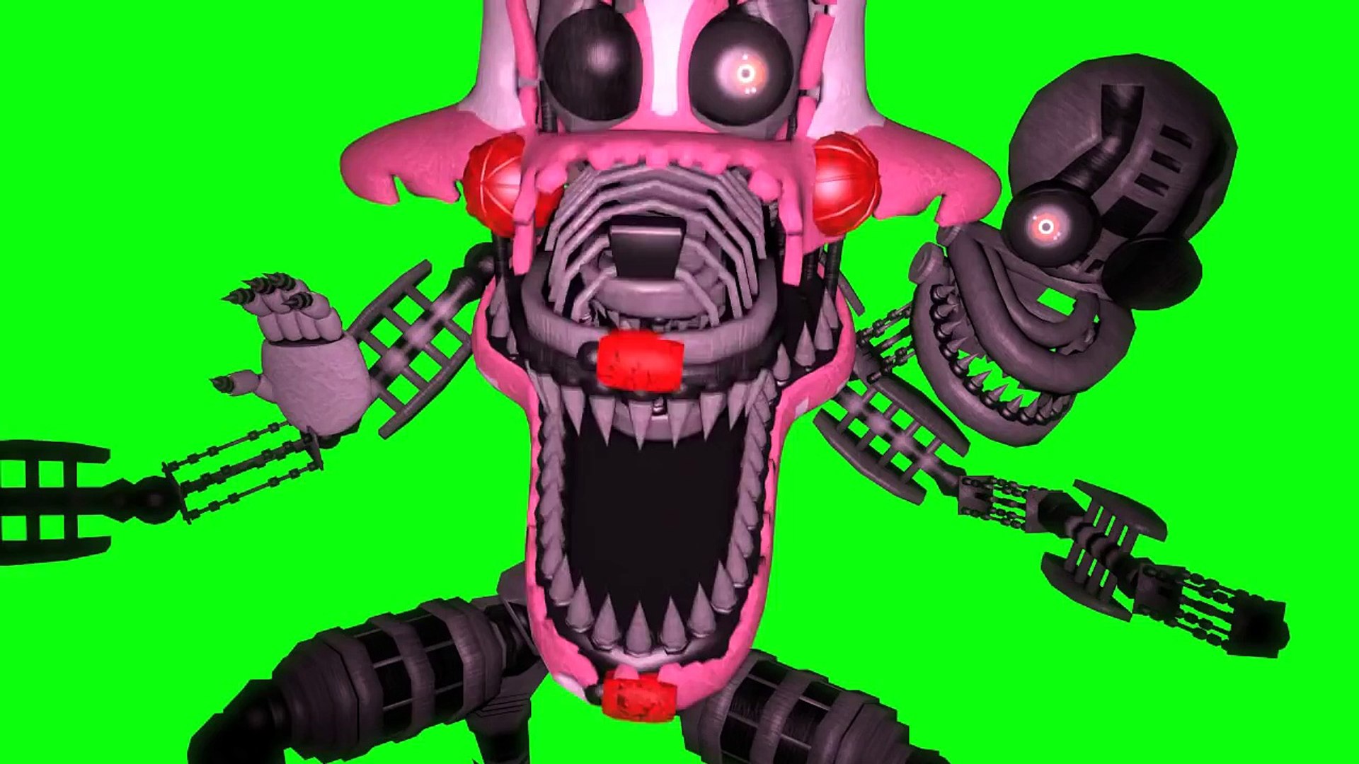 FNaF Nightmare Mangle Jumpscare animated