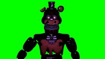 SFM FNAF 4 Nightmare Freddy Jumpscare Green Screen