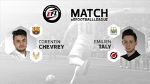 eSport - E-Football League : le résumé du match entre Corentin Chevrey et Emilient Taly