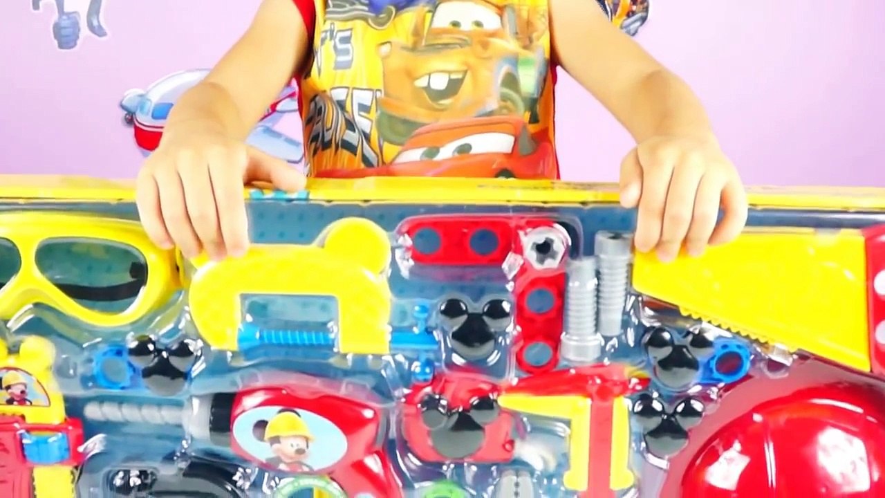 Mickey Mouse ClubHouse Moseodeur Tool Box Toys By Disney Collector The Muffin Man Song Detské Hračky