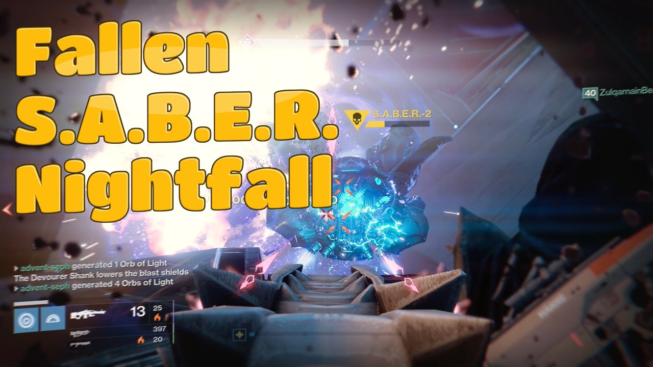 Fallen SABER Nightfall (& some other stuff)