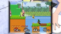 Pichu and Luigi Vs Mario and Pikachu - Super Smash Bros Melee Team Battle