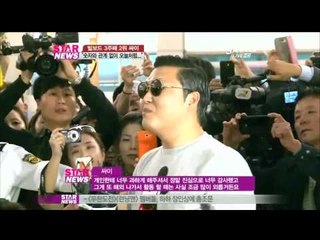 [Y-STAR] Psy in the airport to go abroad  ('월드 스타' 싸이, 응원해줘서 감사해요!)
