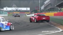 Corvette C6 Z06 Crazy drifts, donuts, burnout !