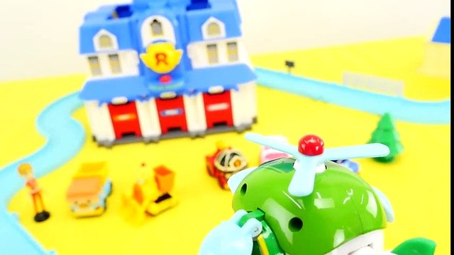 Dessins animés éducatifs! Robocar Poli: construction d'une nouvelle station de secourisme! Star Dessin Anime Français