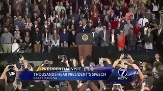 Man Dabbed On President Obamas Speech