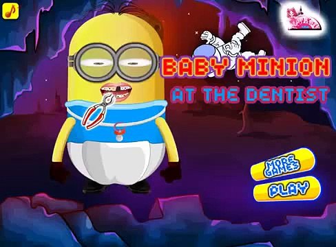 Baby Minion Mignons jeux dessins animés chez le dentist ~ Play Baby Games For Kids Juegos ~ 6sJL