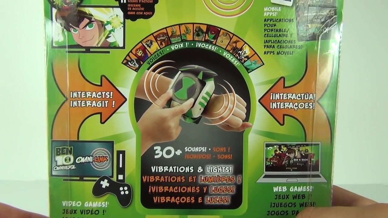 BEN 10 OMNIVERSE TOYS Omni-Link Omnitrix Watch Review Video By Toy Review TV