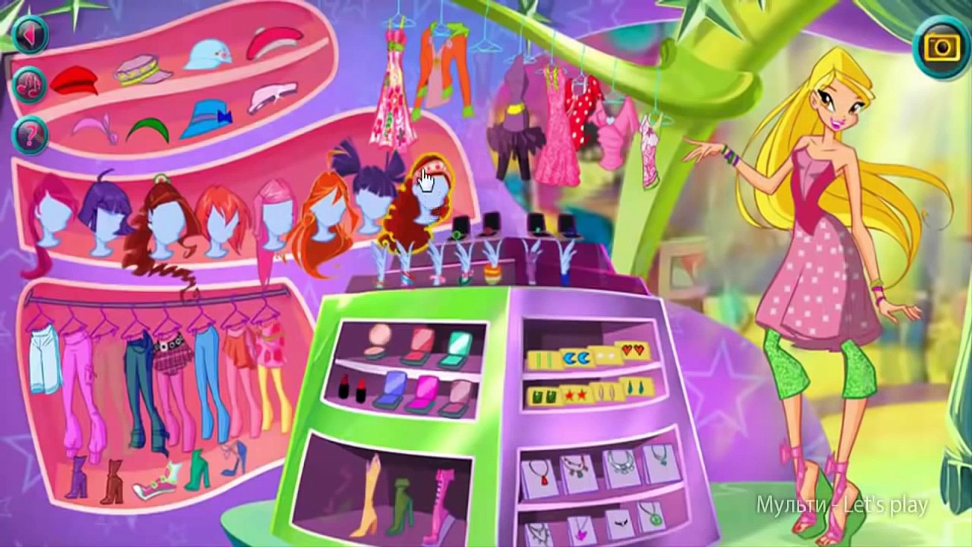 ⁣Винкс Winx прохождение игры, игры для девочек 3 игры подряд
