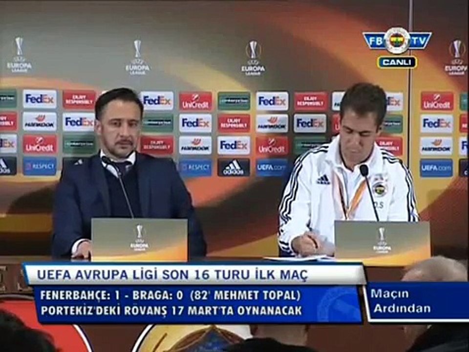 Pereira'dan Braga maçı yorumu