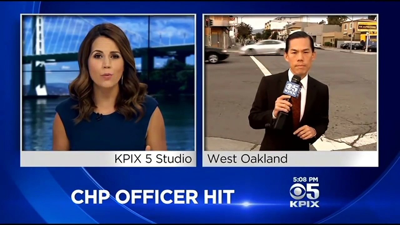 CHP Motorcycle Officer Hit By Car During High Speed Chase In Oakland