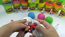 Lollipop Play Doh Surprise Eggs Hello Kitty Mickey Mouse Shopkins Cars 2 Disney Frozen