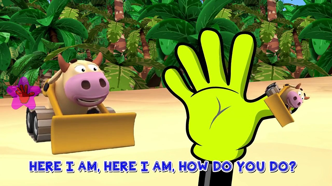 Jungle Junction Finger Family Favorite song Nursery Rhymes Ballon