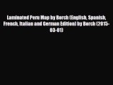 PDF Laminated Peru Map by Borch (English Spanish French Italian and German Edition) by Borch