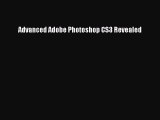 Read Advanced Adobe Photoshop CS3 Revealed Ebook