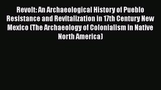 Read Revolt: An Archaeological History of Pueblo Resistance and Revitalization in 17th Century