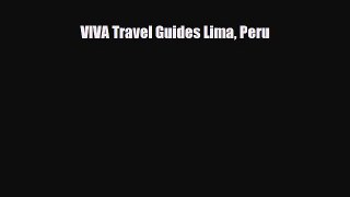PDF VIVA Travel Guides Lima Peru Ebook