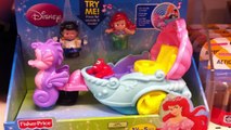 NEW DISNEYS FISHER PRICE LITTLE PEOPLE LITTLE MERMAID ARIELS COACH WITH SOUNDS