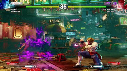 STREET FIGHTER V *** crash and burn *** M. Bison