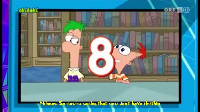 Phineas and Ferb Musical Cliptastical Countdown - Aint Got Rhythm Lyrics