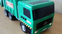TONKA TOY GREEN RECYCLING GARBAGE TRUCK