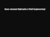PDF Open-channel Hydraulics (Civil Engineering)  EBook