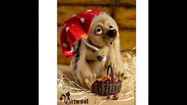 Восхитительные валяные игрушки из шерсти. Копилка идей из интернета.