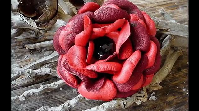 Восхитительные картины из кожи своими руками. Идеи интернета.